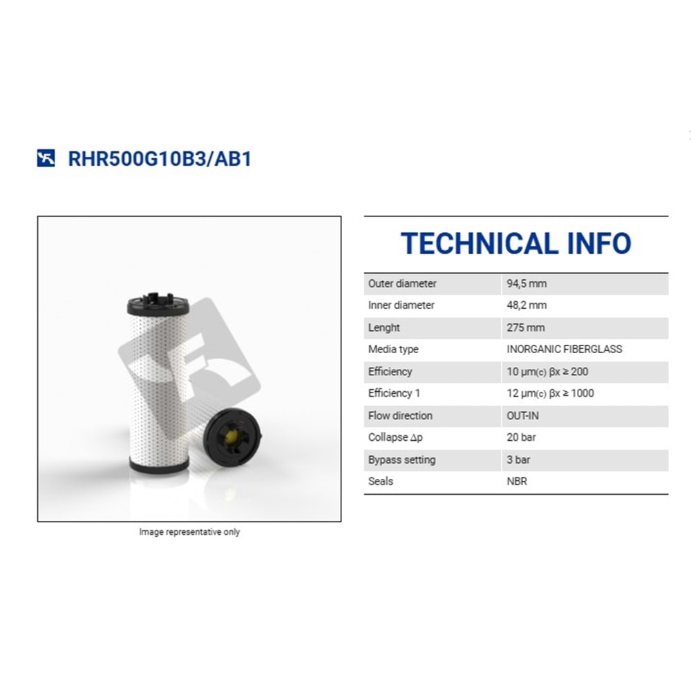 FILTREC RHR500G10B FILTER ELEMENT