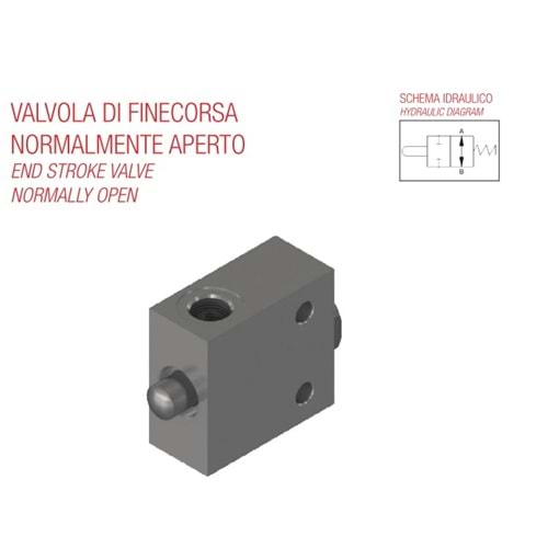 PIOTTI 9002100000 VFC 3/8 - VALVOLA FINE CORSA 3/8