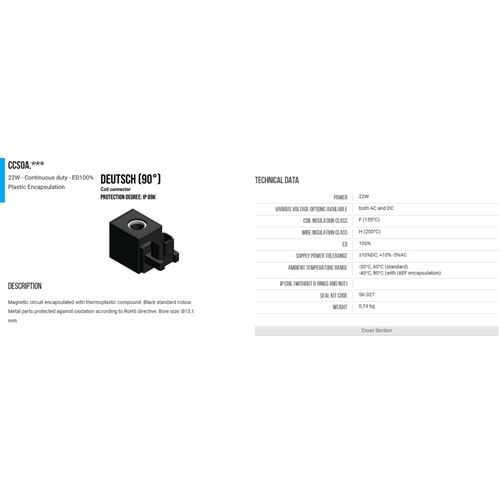 VIS CCS0A.C12.C0.08 COIL