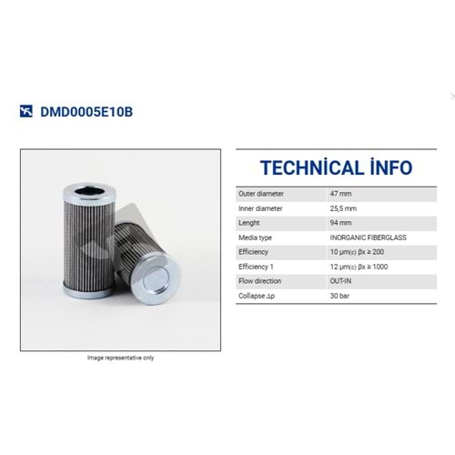 FILTREC DMD0005E10B FILTER ELEMENT