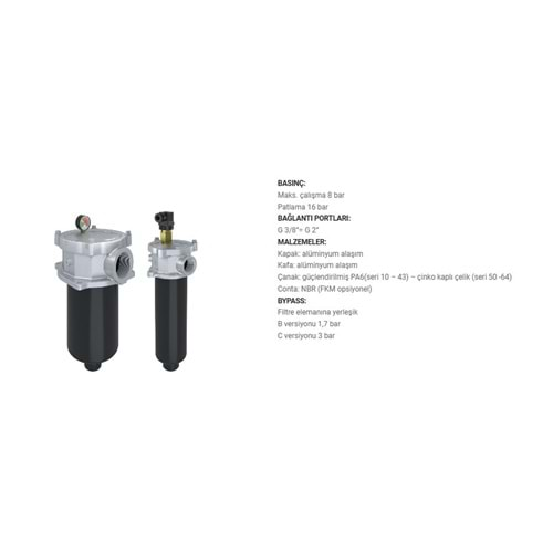 FILTREC FR164C25BBB70C000 FILTER HOUSING