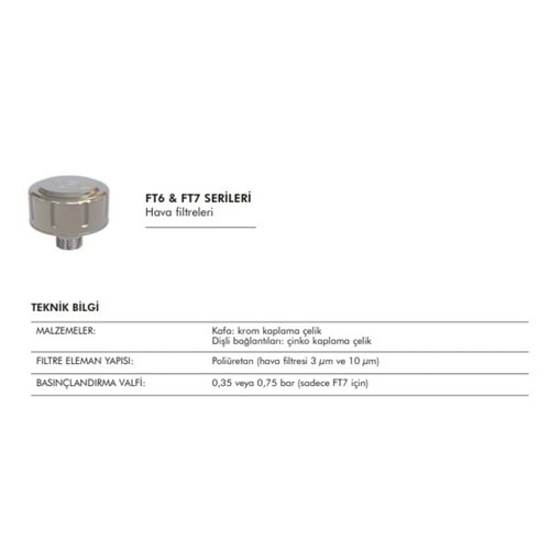 FILTREC FT6F03B20 BREATHER FILTER