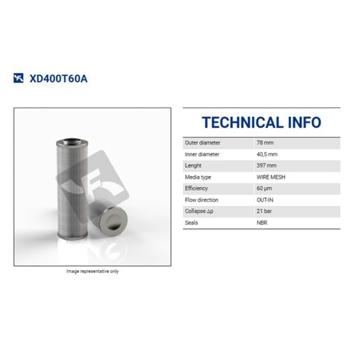 FILTREC XD400T60A FILTER ELEMENT